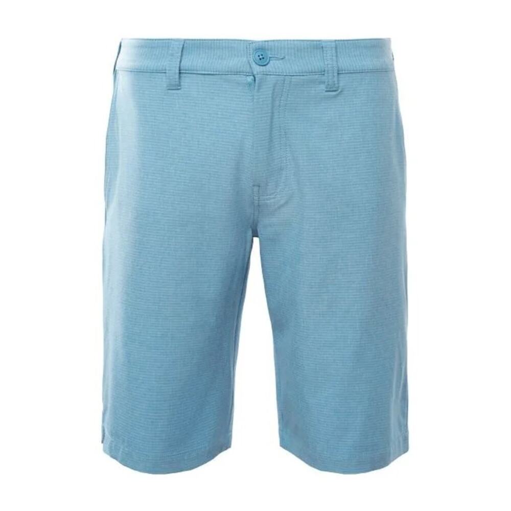 TravisMathew Kona Gold Heritage Blue Golf Shorts Size 30 Athletic Sporty Casual